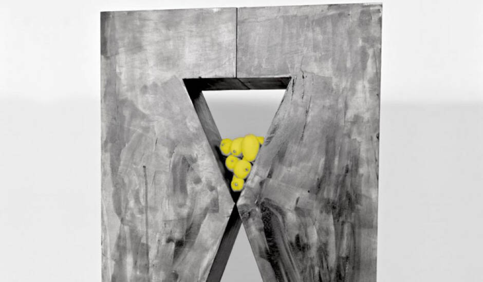 Στάχυα πέφτουν σε τσιμεντένια δάπεδα