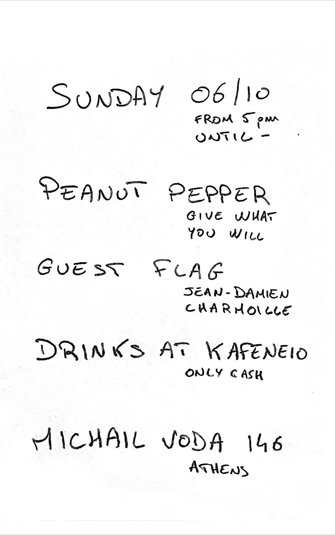 Peanut Pepper X Jean-Damien Charmoille, Gyozas Genesis Vaticanus