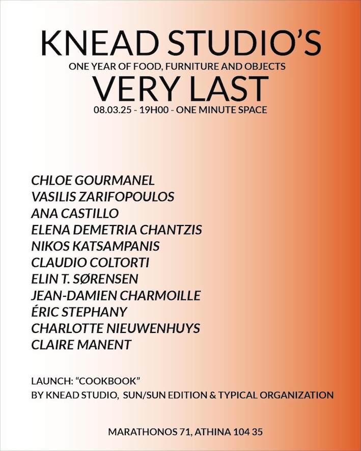 KNEAD STUDIO'S VERY LAST